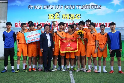 Xác định 2 đội vô địch Giải bóng đá Thiếu niên - Nhi đồng quận Thanh Xuân năm 2020