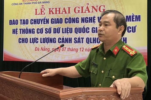 Chuyển giao công nghệ và phần mềm hệ thống cơ sở dữ liệu quốc gia về dân cư