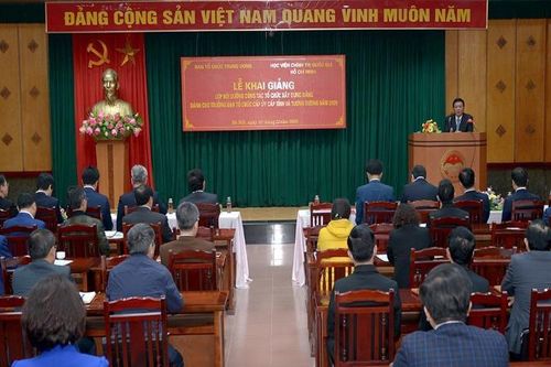 Bồi dưỡng công tác tổ chức xây dựng Đảng