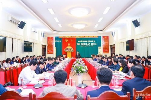 Ban Chấp hành Đảng bộ tỉnh Nghệ An thông qua Chương trình hành động thực hiện Nghị quyết Đại hội