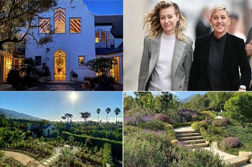 Ellen DeGeneres và vợ tậu biệt thự 49 triệu USD