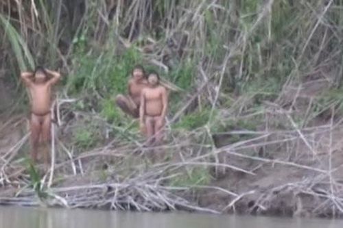 Hình ảnh 'độc' về bộ lạc người rừng cố giao tiếp với bên ngoài