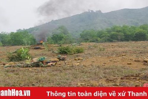 Diễn tập vòng tổng hợp sát thực tế chiến đấu