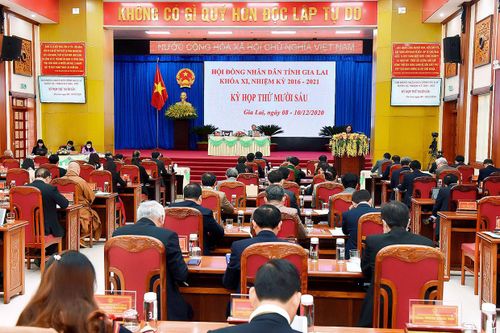 Buổi làm việc đầu tiên kỳ họp thứ 16 HĐND tỉnh Gia Lai khóa XI: Kinh tế-xã hội tiếp tục phát triển