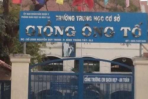 2 nam sinh trường Giồng Ông Tố đặt máy quay lén trong nhà vệ sinh nữ chịu kỷ luật nặng
