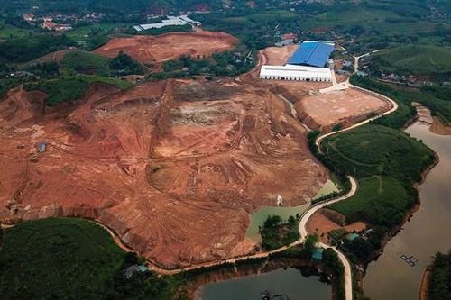 Bức tử danh thắng Quốc gia Hồ Thác Bà: San lấp tràn lan, lấn chiếm lòng hồ