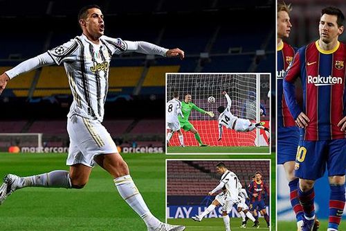 Barcelona 0-3 Juventus: Ronaldo lập cú đúp, Juve soán ngôi đầu của Barca