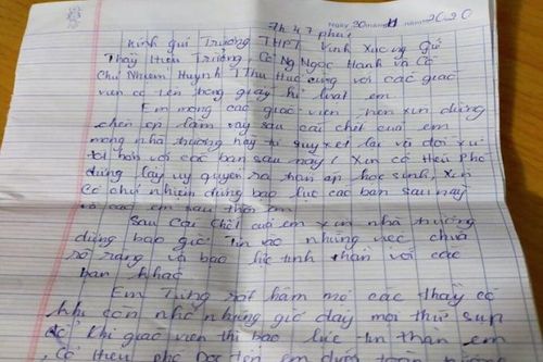 Vụ nữ sinh tự tử ở An Giang: Xử lý học sinh vi phạm chưa phù hợp