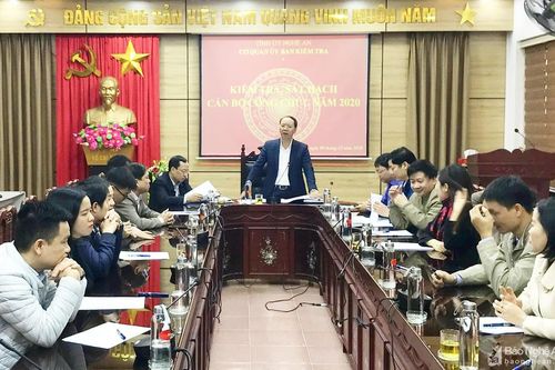 Ủy ban Kiểm tra Tỉnh ủy tổ chức kiểm tra, sát hạch công chức
