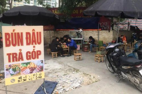 Xôn xao hình ảnh quán bún đậu trả góp khiến dân tình thắc mắc: Trả theo cách nào bây giờ?