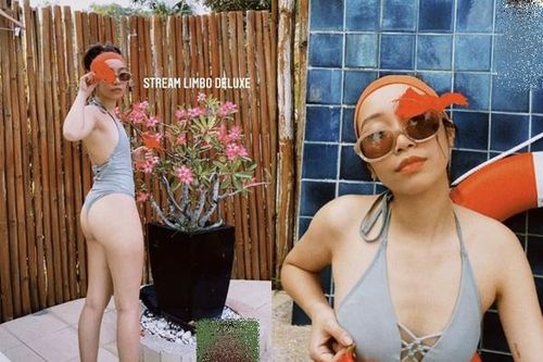 Con gái Mỹ Linh hiếm hoi khoe body chất ngất tuổi 18