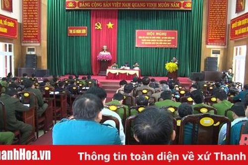 Thị xã Nghi Sơn tổng kết công tác QP - AN năm 2020