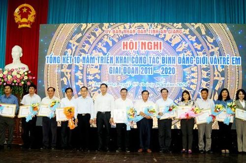An Giang tổng kết 10 năm triển khai công tác bình đẳng giới và trẻ em