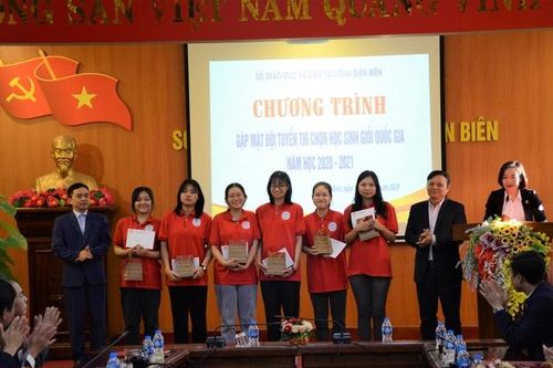 Điện Biên: Gặp mặt đội tuyển thi học sinh giỏi quốc gia