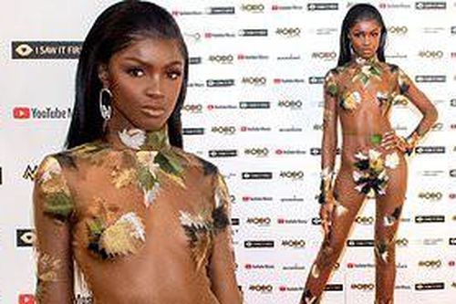 'Thiên thần nội y' Leomie Anderson mặc xuyên thấu như không trên thảm đỏ