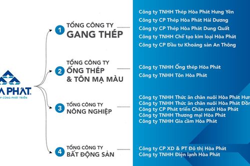 Hòa Phát thành lập 4 tổng công ty, hoạt động theo mô hình mới từ năm 2021