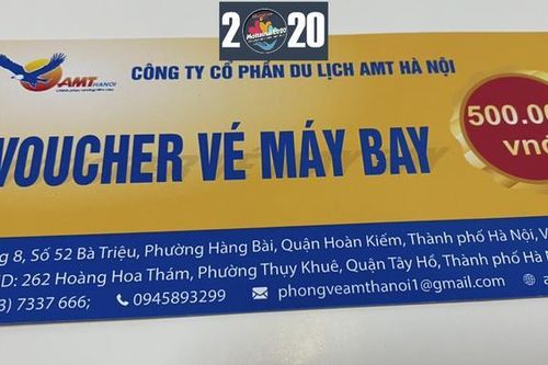 Tặng voucher vé máy bay, combo nghỉ dưỡng để bán đấu giá gây quỹ Mottainai 2020