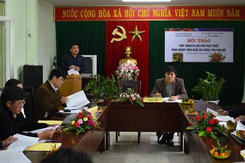 Phát triển nông nghiệp công nghệ cao trong tình hình mới