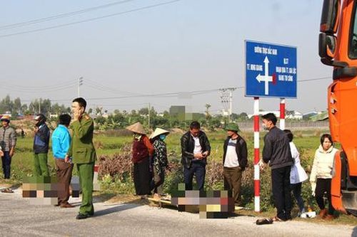 Tai nạn thương tâm ở Hải Dương: Một người tử vong, một người nguy kịch