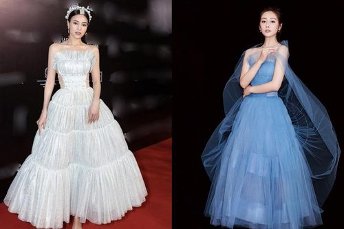 Hết nghi án 'bờm tóc fake', Lan Ngọc lại bị tố mặc váy nhái trong 'đêm định mệnh'