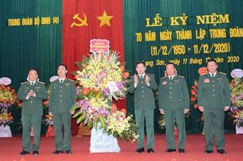 Kỷ niệm 70 năm truyền thống Trung đoàn 141 anh hùng