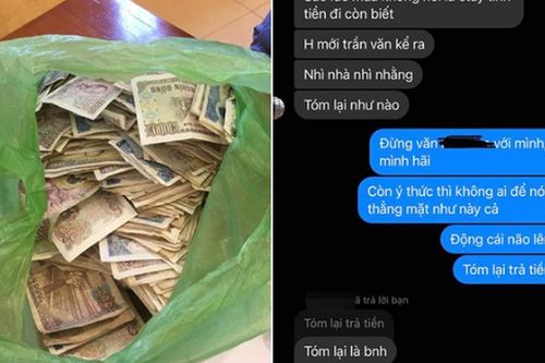 Đòi nợ bạn trai cũ, cô gái sốc khi nhận được túi tiền lẻ
