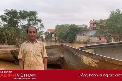 Người đàn ông cứu 100 người trong lũ: 'Mạng sống của người dân quý hơn tài sản của tôi'