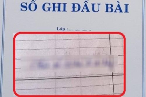 Gọi giáo viên dạy hóa bằng cái tên lém lỉnh, nam sinh ngay lập tức 'ngồi' trên sổ đầu bài