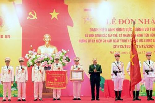 Cục An ninh điều tra Bộ Công an đón nhận danh hiệu Anh hùng LLVTND