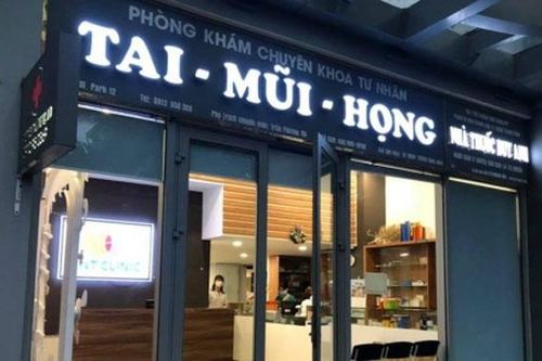 Thu hồi giấy phép hoạt động một phòng khám chuyên khoa tai mũi họng