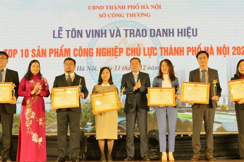 Hà Nội tôn vinh 26 sản phẩm công nghiệp chủ lực