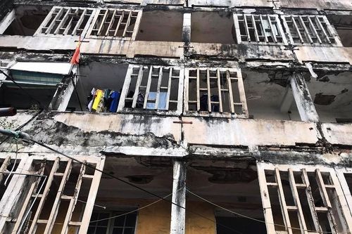 Nghệ An: Người dân cần phải di dời khỏi khu chung cư Quang Trung