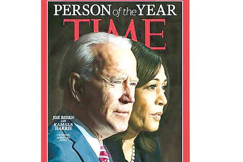 Tổng thống đắc cử Joe Biden là Nhân vật của năm 2020