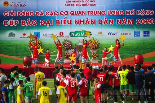 Khai mạc Giải bóng đá các cơ quan Trung ương mở rộng - Cup Báo Đại biểu Nhân dân lần thứ 22