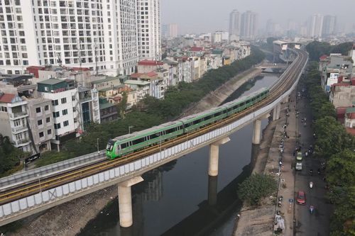 Đường sắt đô thị Cát Linh - Hà Đông: Các đoàn tàu chạy tần suất 6-7 phút/chuyến