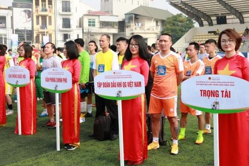 Đội bóng đá Petrovietnam tham gia Cup Báo Đại biểu Nhân dân năm 2020