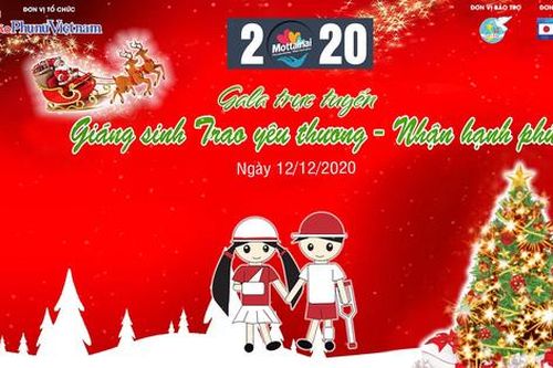 Gala trực tuyến 'Giáng sinh Trao yêu thương - Nhận hạnh phúc' Mottainai 2020