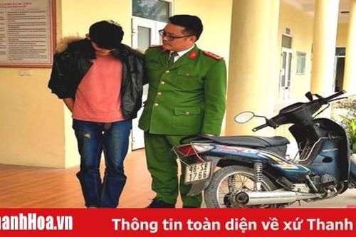 Công an xã Hoằng Quý phối hợp truy bắt đối tượng cướp giật tài sản, chém người gây thương tích