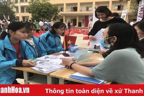 Phiên giao dịch việc làm cho học sinh, sinh viên, người lao động TP Thanh Hóa