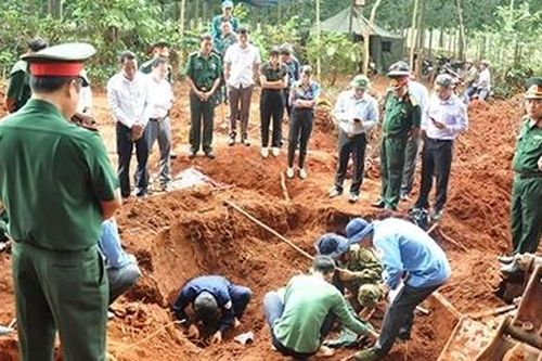 Bình Phước quy tập được 58 hài cốt liệt sĩ tại huyện biên giới Lộc Ninh