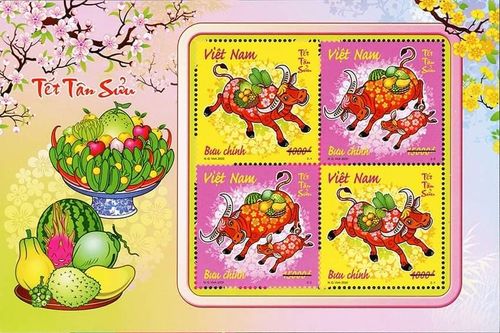 Phát hành bộ tem đón Tết Tân Sửu 2021