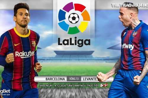 Soi kèo nhà cái Barcelona vs Levante. Trực tiếp bóng đá vòng 13 La Liga