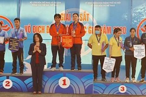 Hà Nội nhất toàn đoàn Giải bi sắt vô địch đồng đội 2020