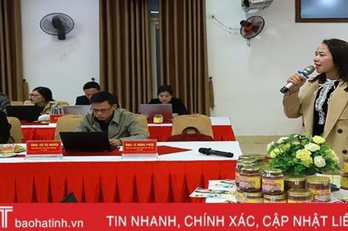 70 sản phẩm đủ điều kiện tham gia phân hạng OCOP Hà Tĩnh đợt 2