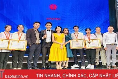 Học sinh Hà Tĩnh giành giải 3 Cuộc thi Sáng tạo thanh thiếu nhi toàn quốc