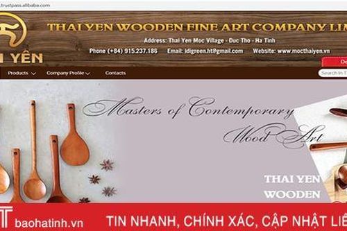 6 doanh nghiệp Hà Tĩnh có mặt trên sàn thương mại quốc tế Alibaba.com