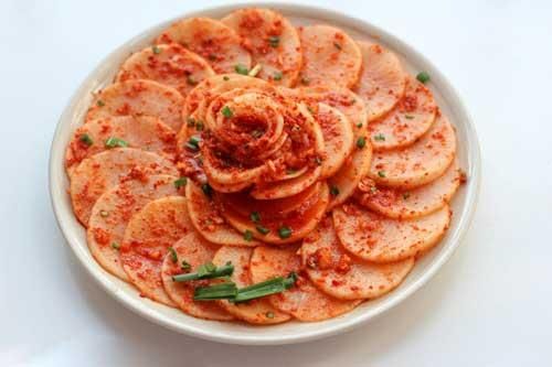 Cách làm kim chi củ cải Hàn Quốc cay giòn ngon