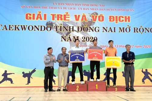 H.Trảng Bom dẫn đầu Giải trẻ và vô địch taekwondo tỉnh 2020