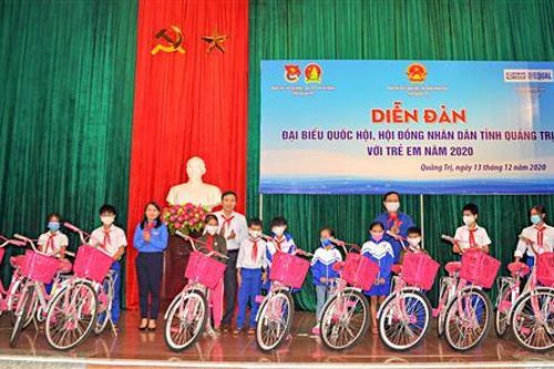 Diễn đàn đại biểu Quốc hội, HĐND tỉnh Quảng Trị với trẻ em năm 2020
