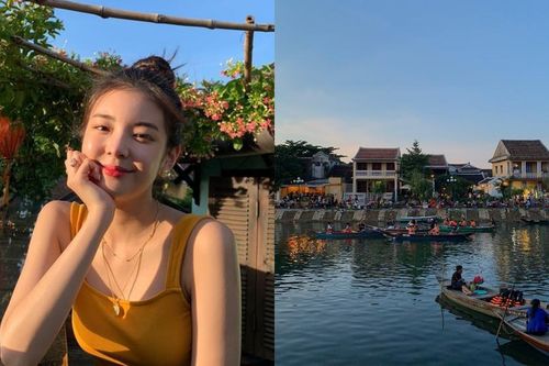 Nữ thần tượng KPop khoe bộ ảnh du lịch tại Đà Nẵng khiến fan Việt thích thú